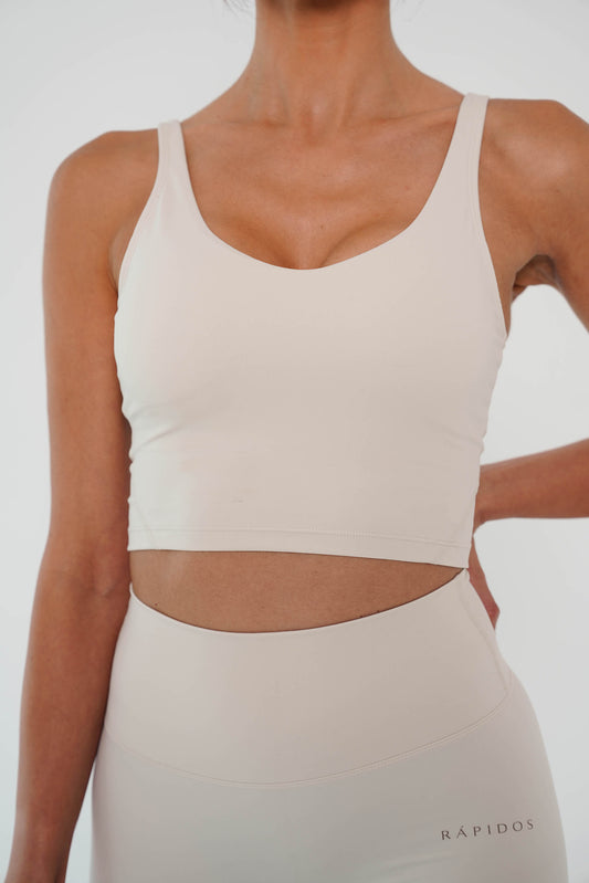 Beige sport Bra